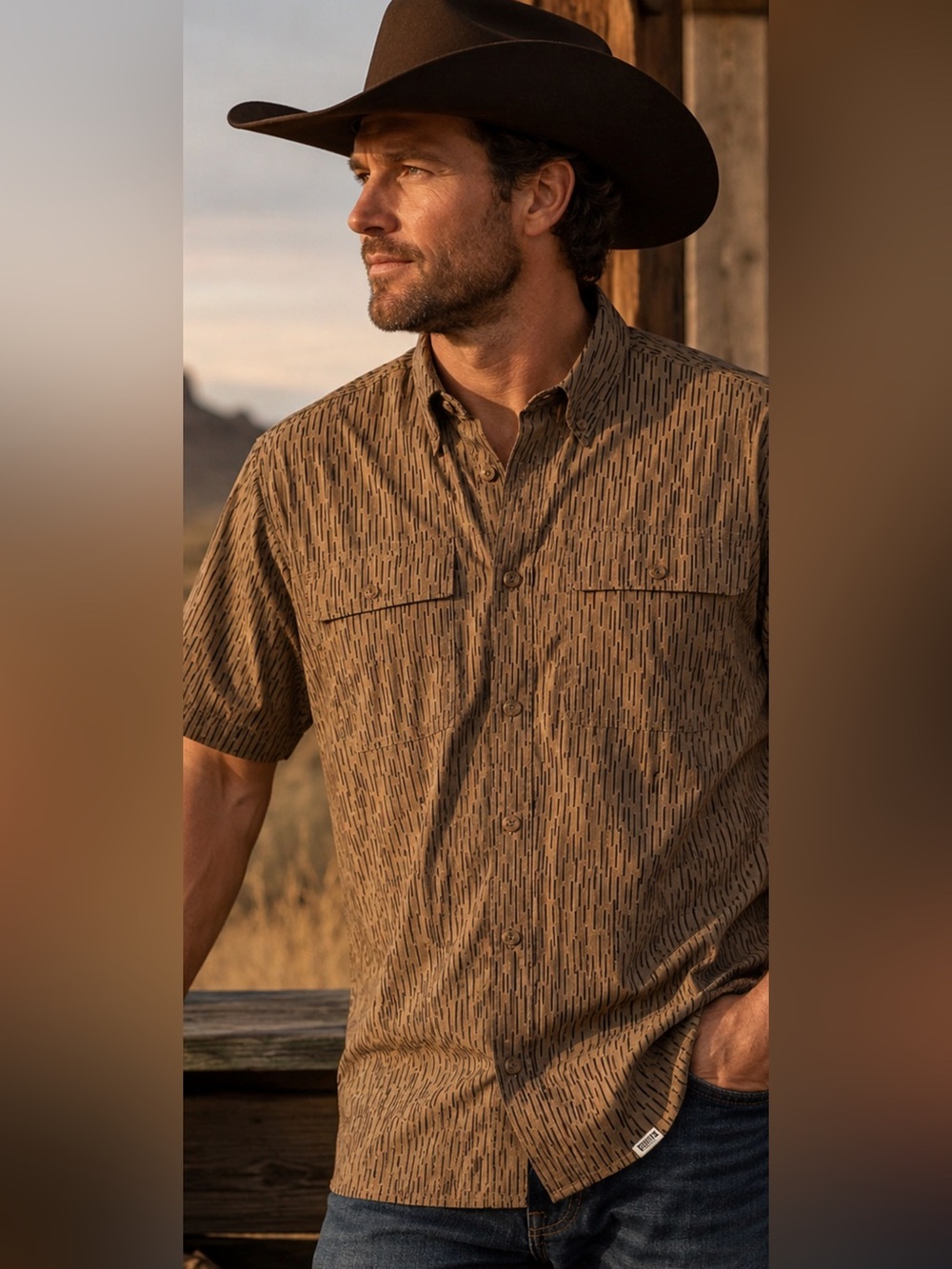 🔥 3/$20 Duluth Trading Co | Utility Fishing Shirt | Button Up | Medium | Western